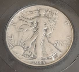 Silver half dollar 1945 ... disregard the posting price, SEND OFFERS