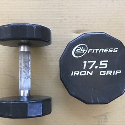 Dumbbells 17.5s only $30!