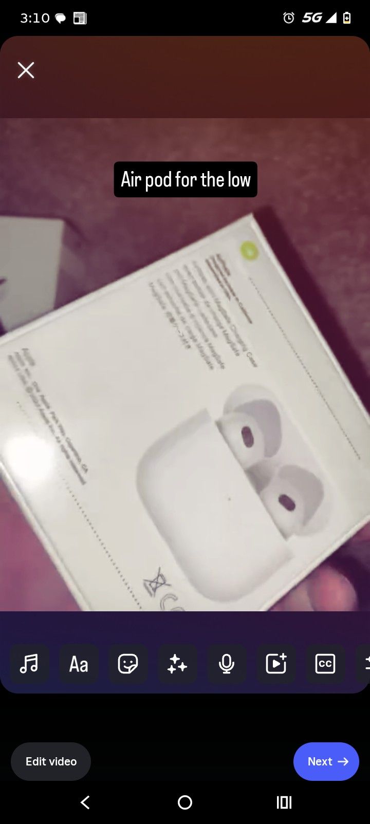 3rd Generation Air pods Apple