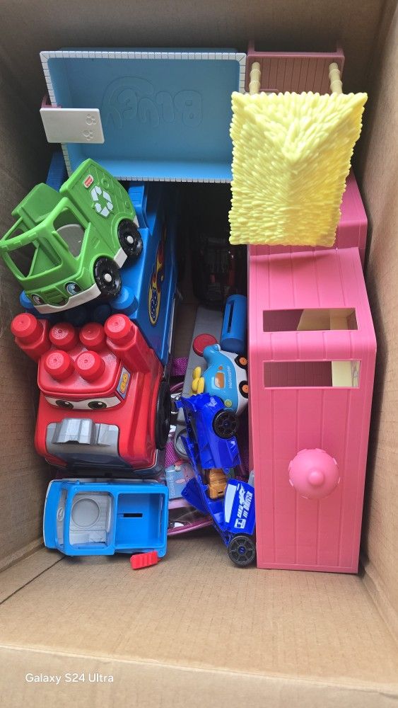 Box Of Toys Little People Bluey