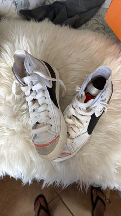 Nike Blazer Mid White Black Sneakers