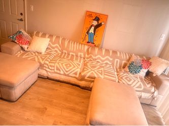 Cream Living Room Sectional