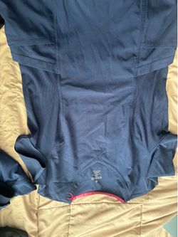 Med couture navy blue set