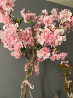 Light pink, cherry blossom tree, artificial
