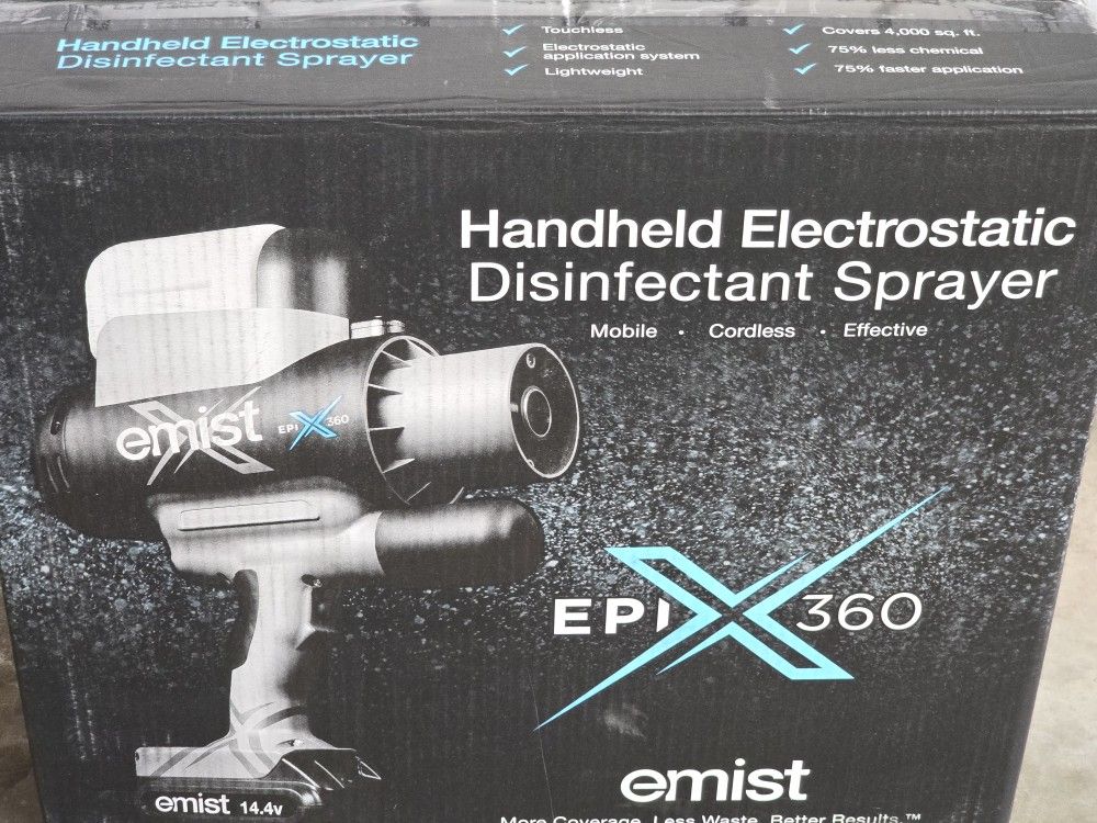 Emist EPIX360 Handheld Disinfectant Sprayer (New, Never Opened)