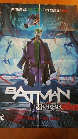 Promo poster - Joker War (Batman #95 cover)