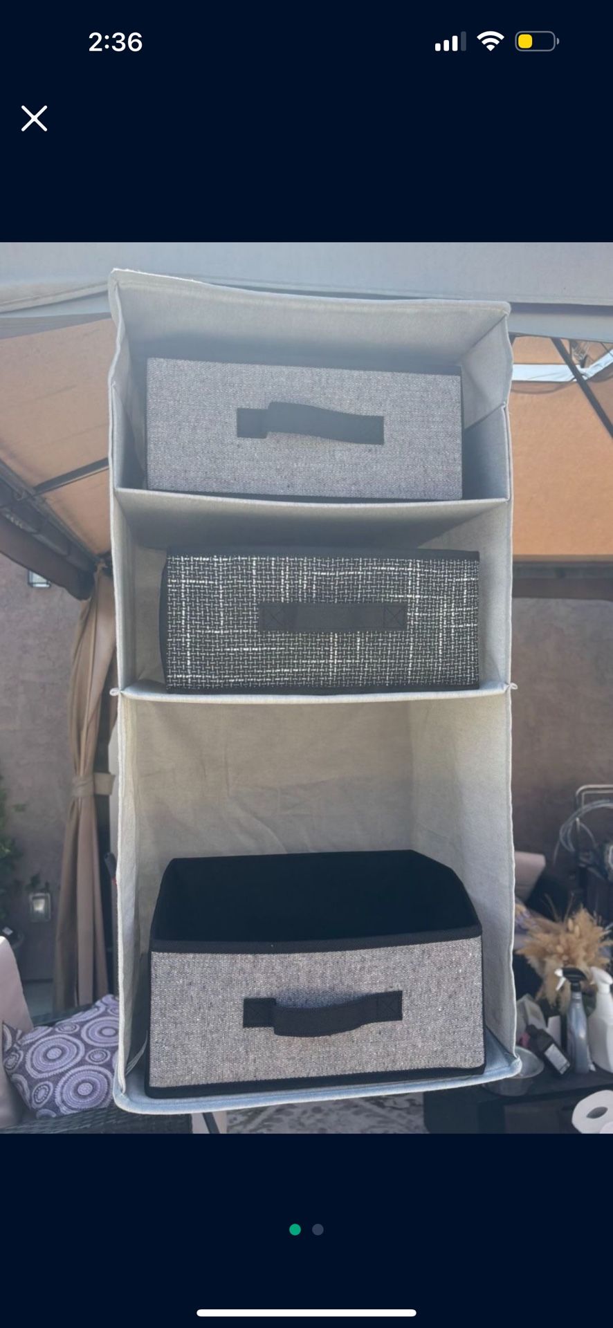 Free closet organizer