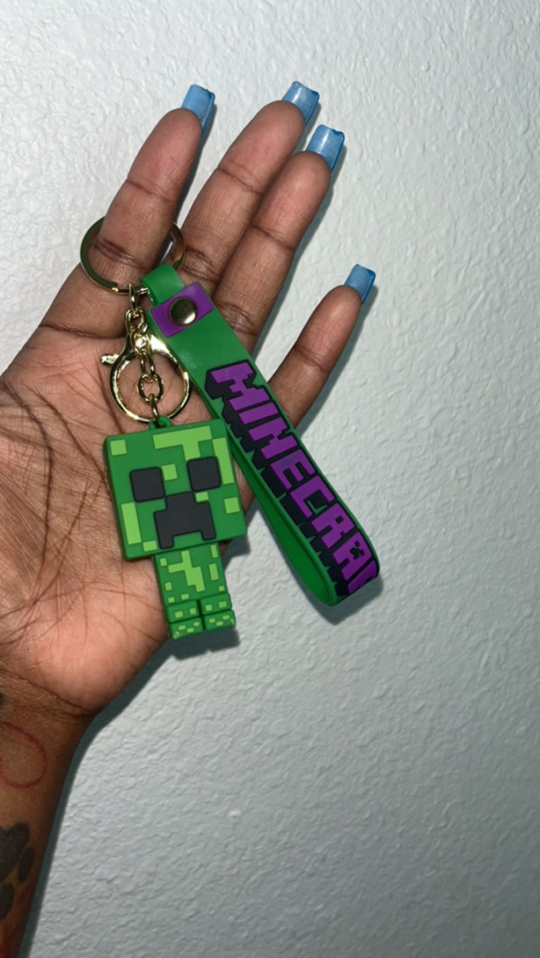Minecraft keychain