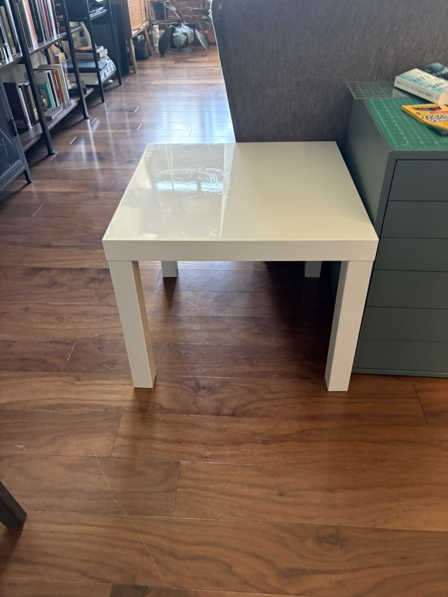 Small White IKEA Lack Table