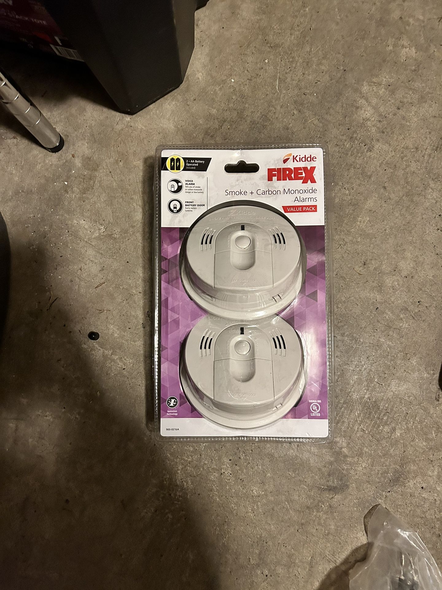 Kidde Firex Combo Smoke And CO2 Detectors