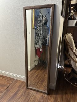 Full Length Mirror With Wood Frame