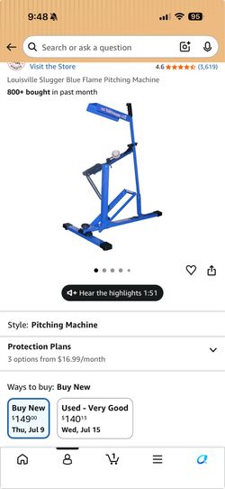 Louisville slugger pitching machine