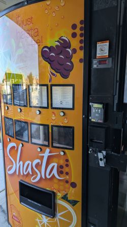 Soda vending machine