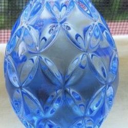 Waterford Crystal Blue Easter Egg Paperweight – Signed