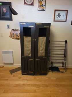 Re-Painted Brown Wood Cabinet