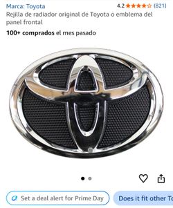 Emblema de Toyota nuevo