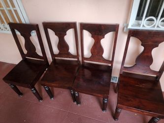 CHAIRS 100 💯 PERCENT WOOD