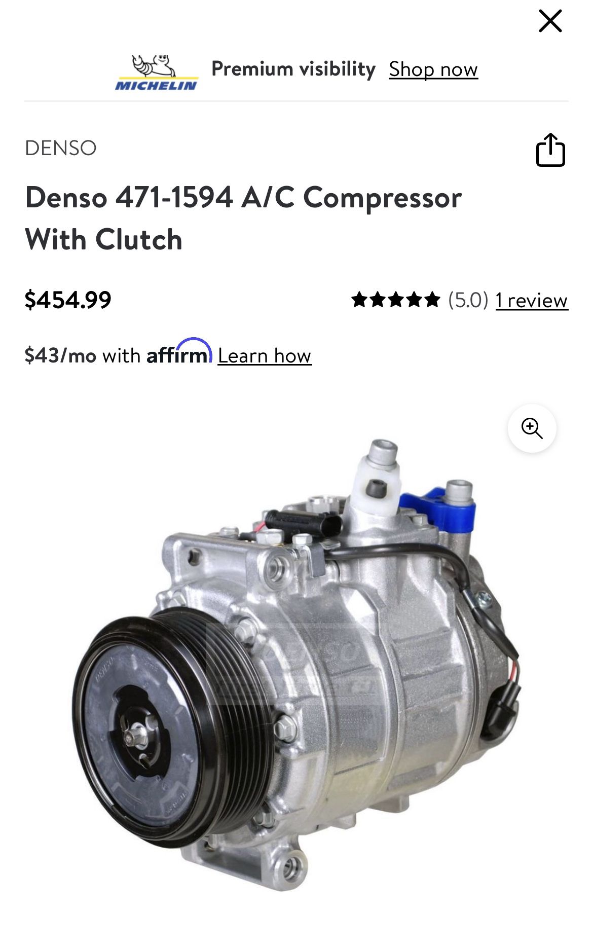 compressor with clutch