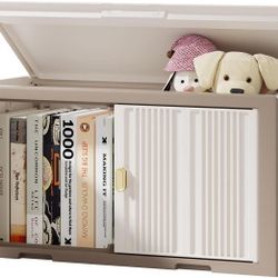 New Stackable Storage Bins w/ Lids – 2 Available