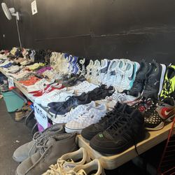 Good quality sneakers, clothing, purses and more every week!