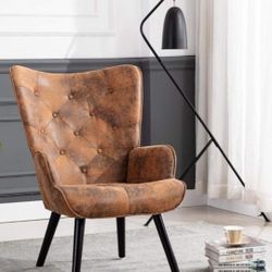 Rustic Accent Chair Vintage Wingback Chair**back In Stock **