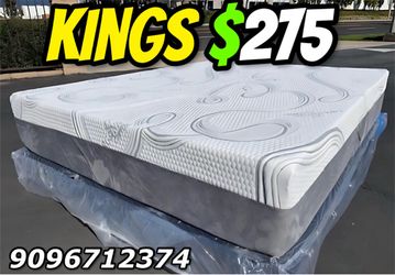 King  Size Organic Hybrid Cool🧊Gel Memory Foam Mattress
