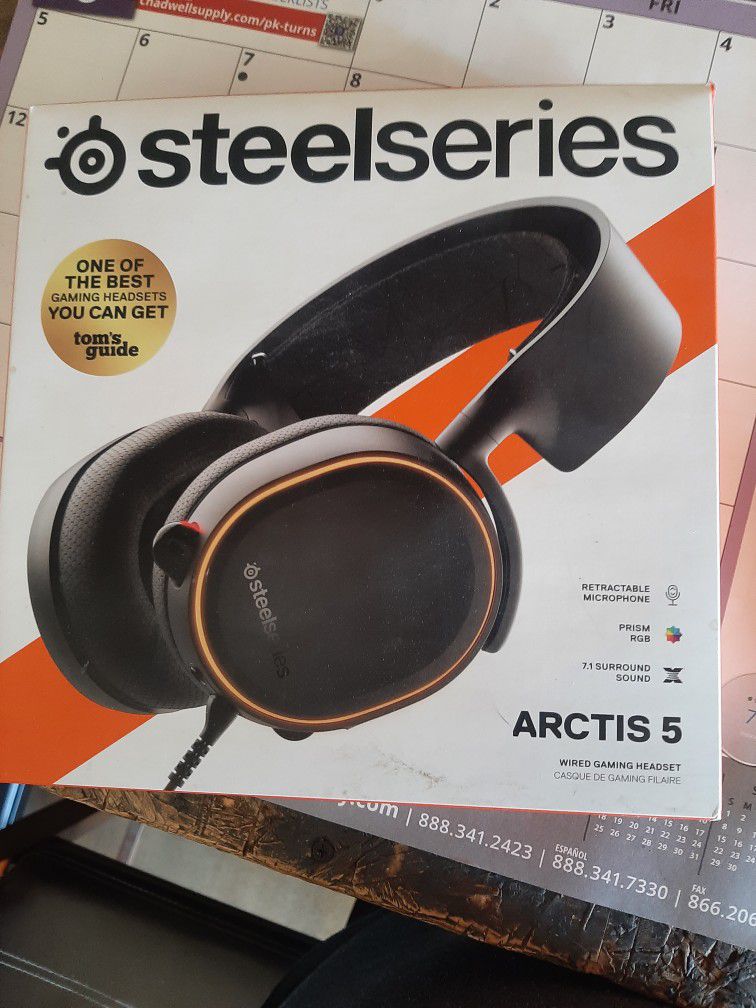 Steelseries Arctis 5 Wired Gaming Headset 