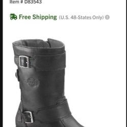 New pair of Harley davidson boots Size 7 1/2