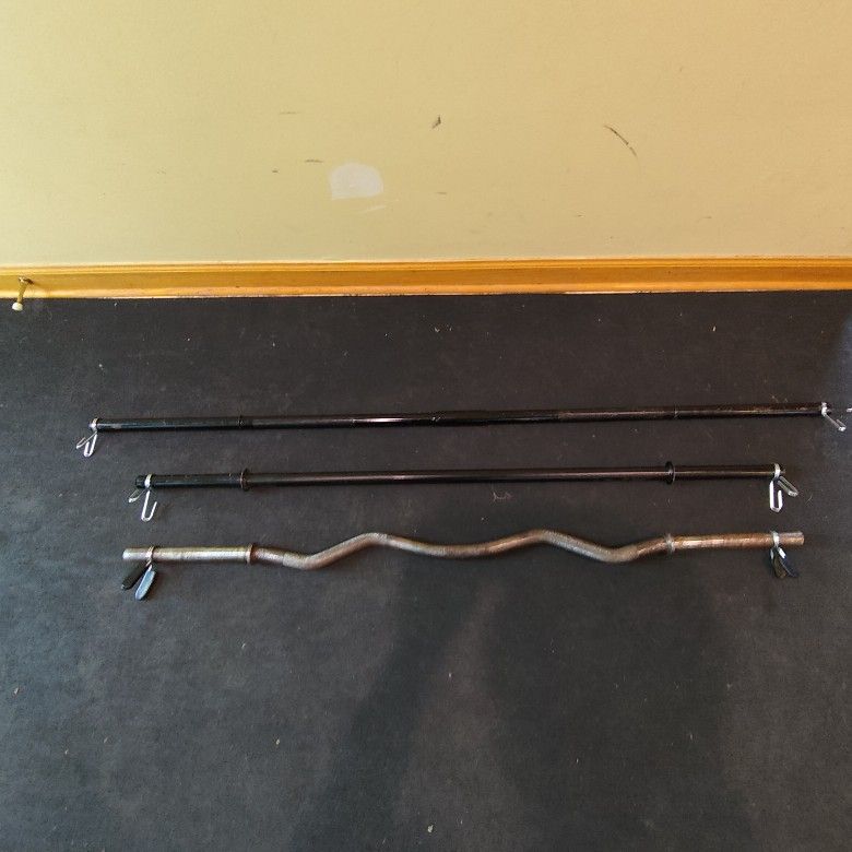 Standard 1inch Straight Bars And Curl Bar