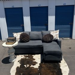 Gray Ashley 2 Piece W Chaise Sectional Couch