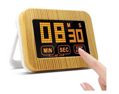 BRAND NEW touch screen LCD magnetic digital kitchen timer with stand