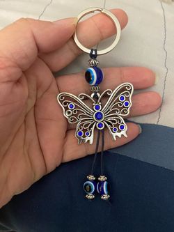 Evil eye 🧿 butterfly 🦋 Keychain charm $12