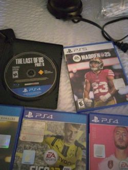 Ps5 games ps4 games and Xbox One games and 2 blu ray