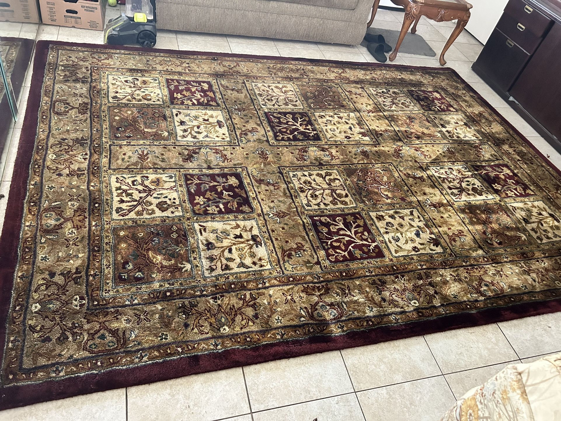 8 By 11 Hand Made Indian Area Rug