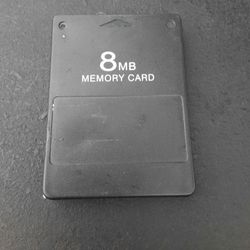 PS2 MEMORY CARD BLACK $18 FINAL PRICE SAME DAY SHIPPING 