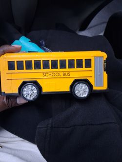Yellow Toy School Bus Die-Cast Model