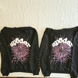 sp5der Spiderweb Hoodies (Pair)
