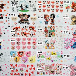 Valentine’s Day UV Dtf Cup Wraps