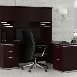 L Shaped Desk With Hutch Furniture 