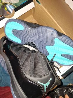 Mens Air Jordans black and blue