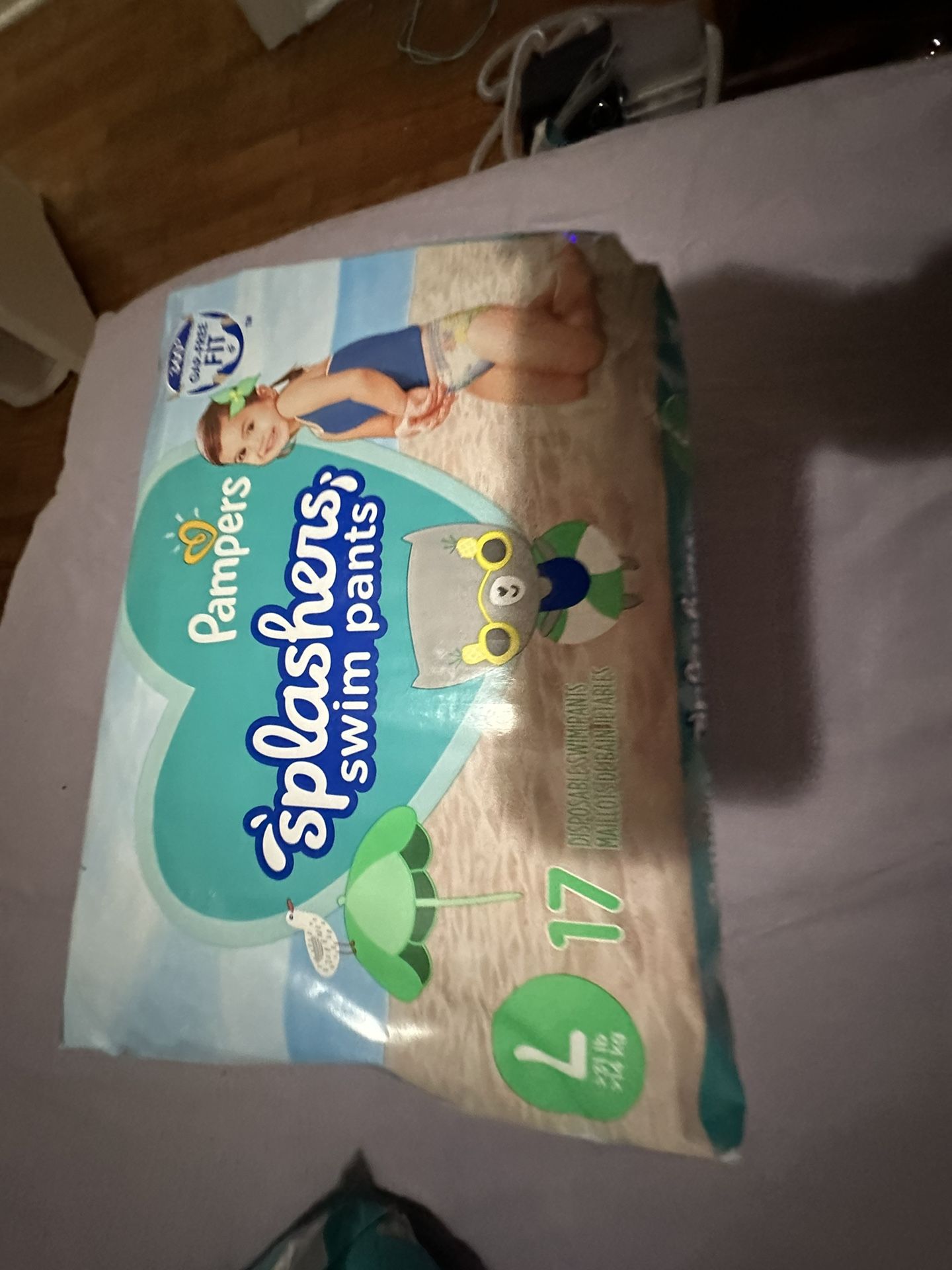 Pampers Splashers Swim Pants Size Large 17 Count 31-40 Pounds