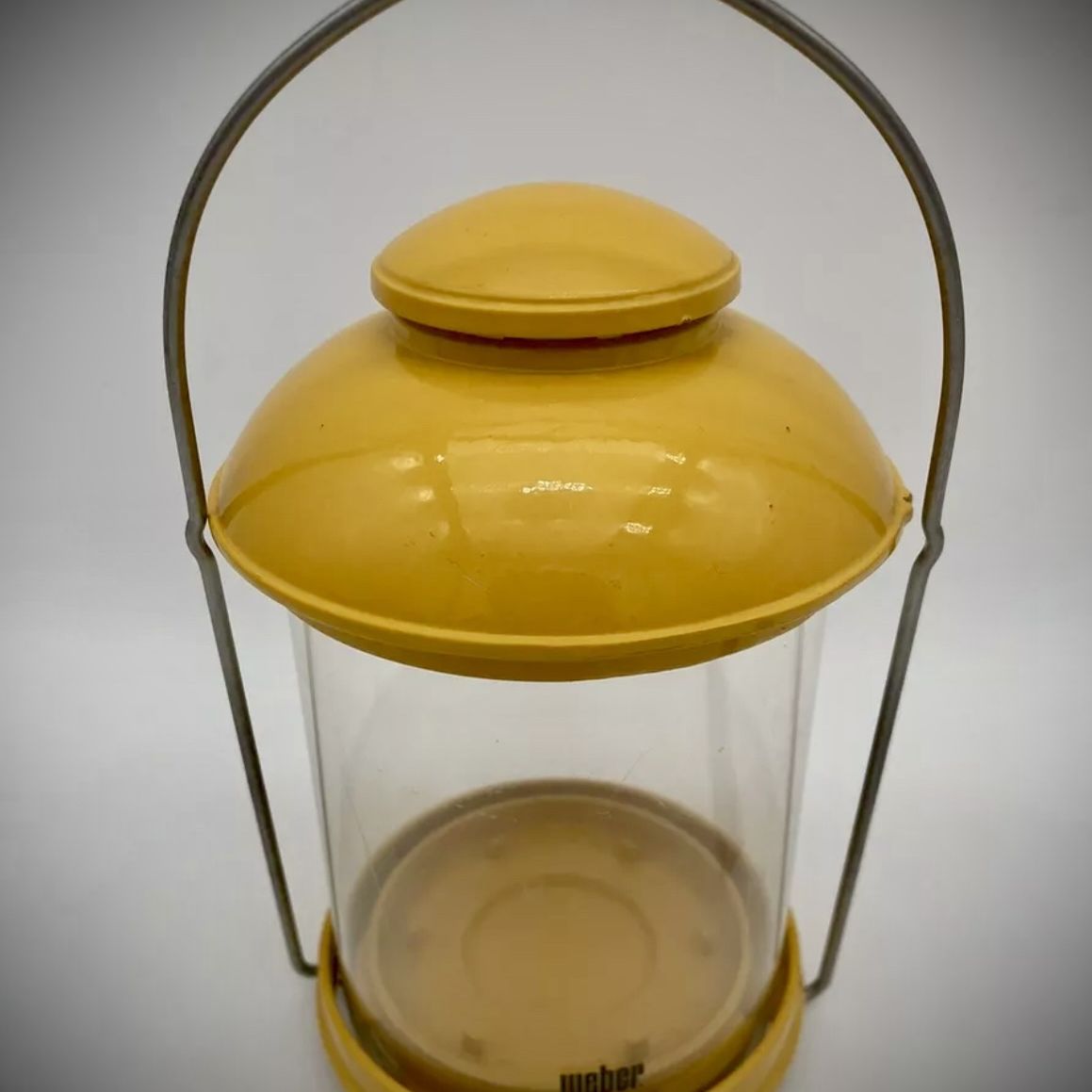 Set of 6 Yellow Vintage 1984 Weber/Lars made in Sweden Enamel Cast