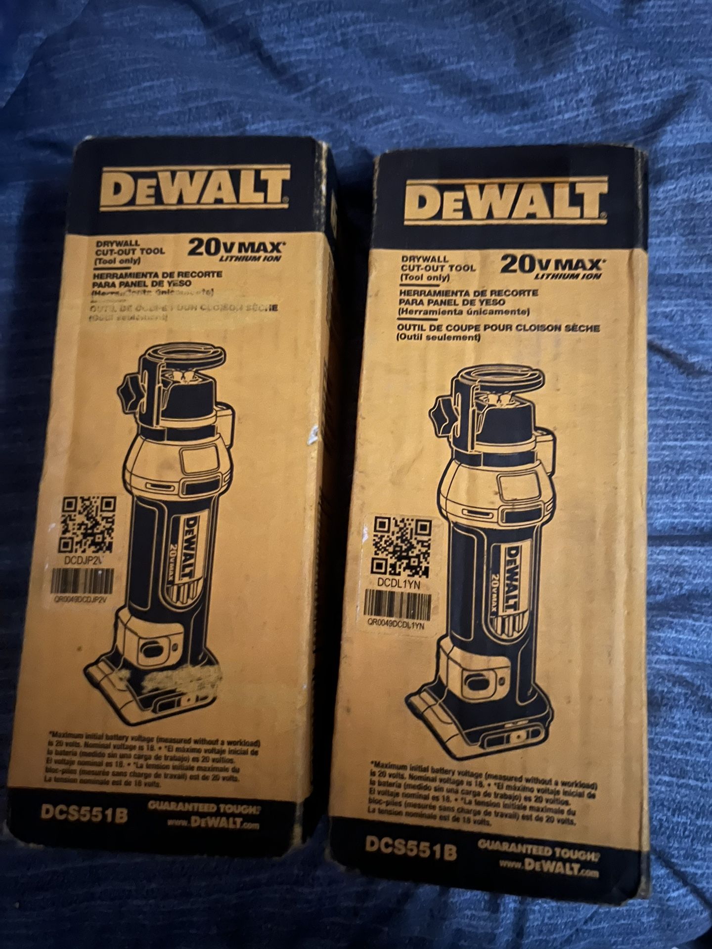 DewaLt  Cut Out Tool $125 Each Cada Uno 