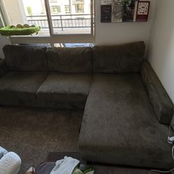 Green Corduroy Sofa