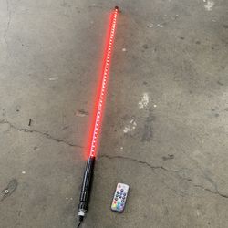 RGB LED Color Changing Whips Remote Control