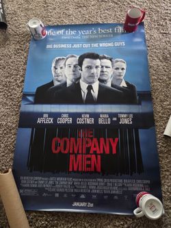THE COMPANY MEN Movie POSTER 27x40 Ben Affleck Thomas Kee Craig Mathers Gary
