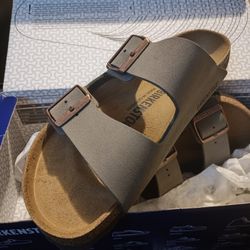 Grey Birkenstock Arizona