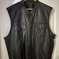Leather Vest 