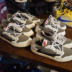 Travis Scott Jordan 1 Size 13c Size 1.5Y And Size 3Y