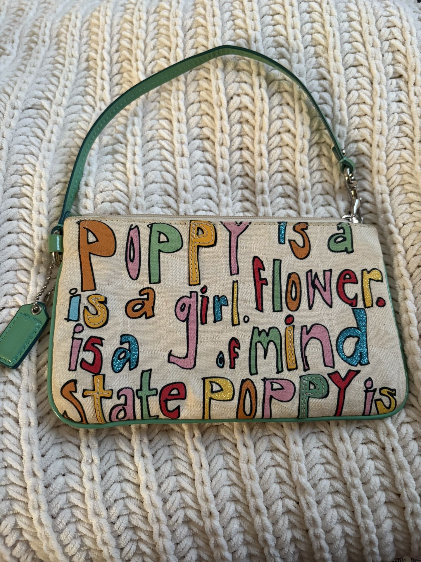 Coach Poppy wristlet